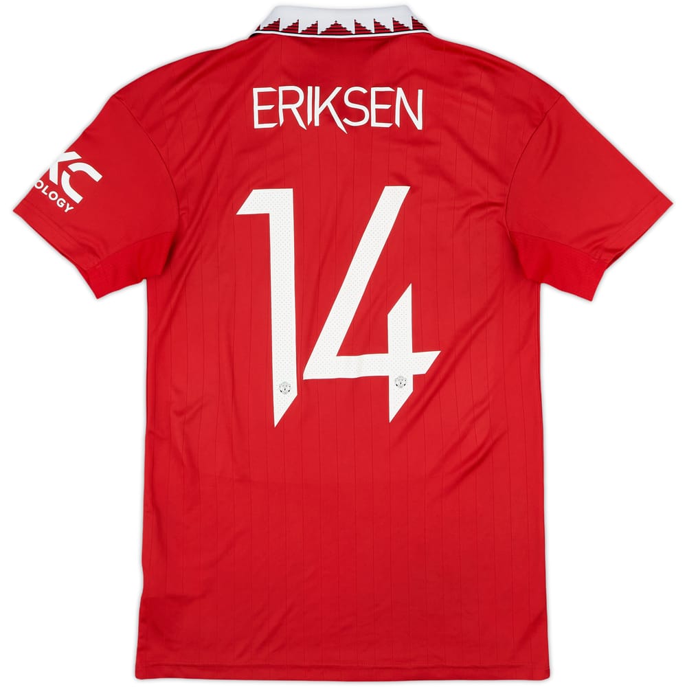 2022-23 Manchester United Home Shirt Eriksen #14 - 8/10 - (S)