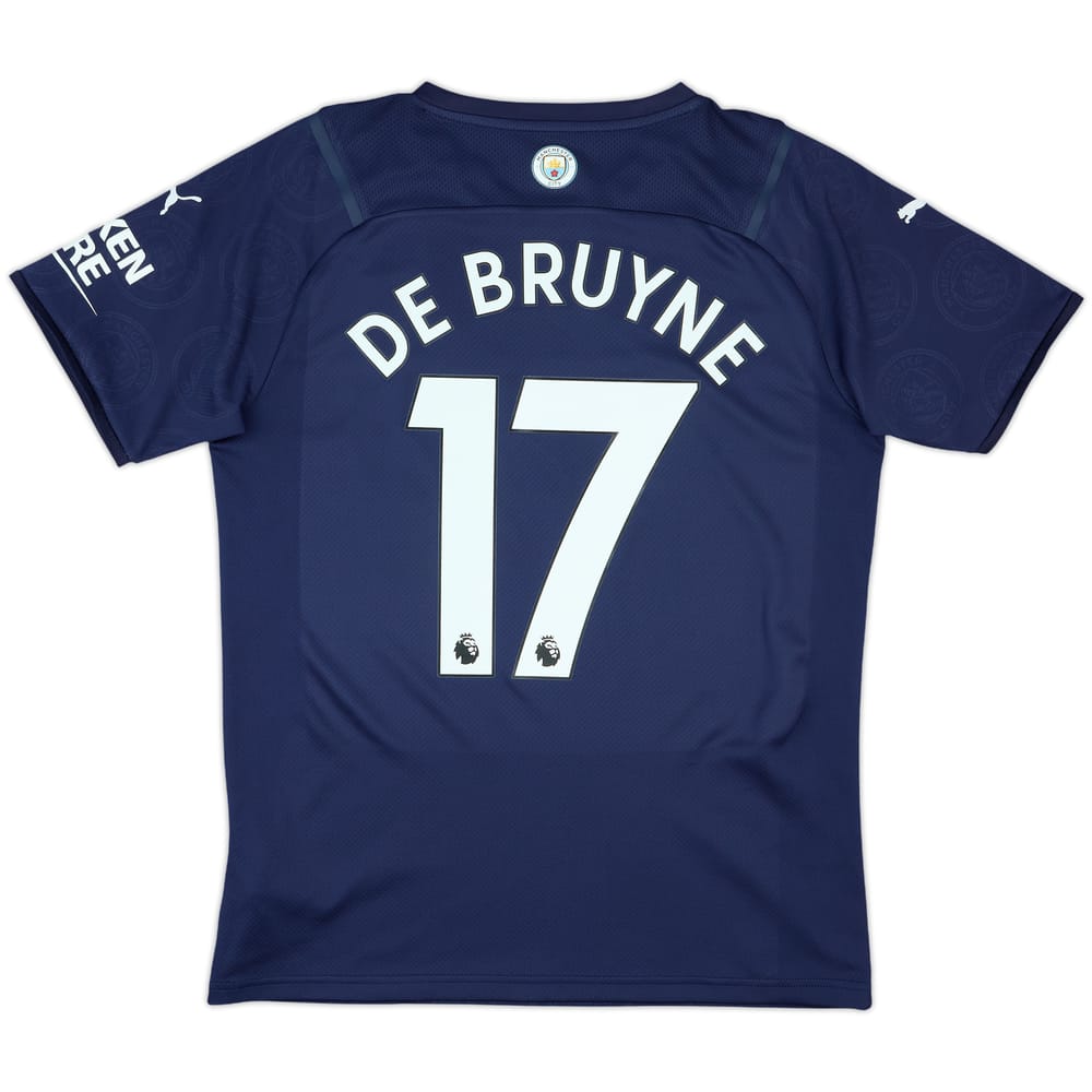 2021-22 Manchester City Third Shirt De Bruyne #17 - 9/10 - (M)