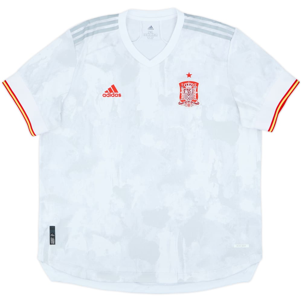 2020-21 Spain Authentic Away Shirt - 8/10 - (XXL)