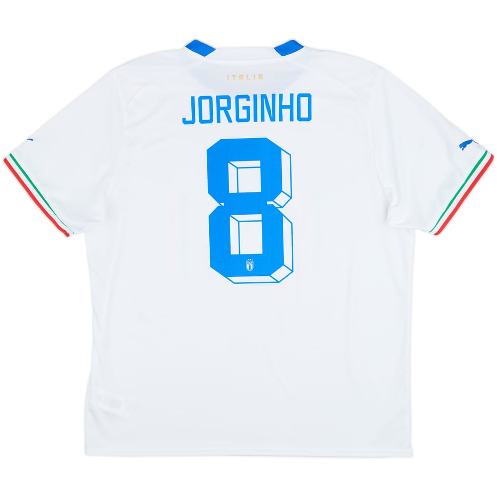 2022-23 Italy Away Shirt Jorginho #8 - 9/10 - (XL)
