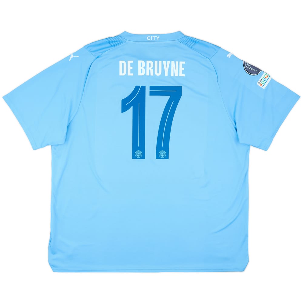 2023-24 Manchester City Home Shirt De Bruyne #17 - 10/10 - (3XL)