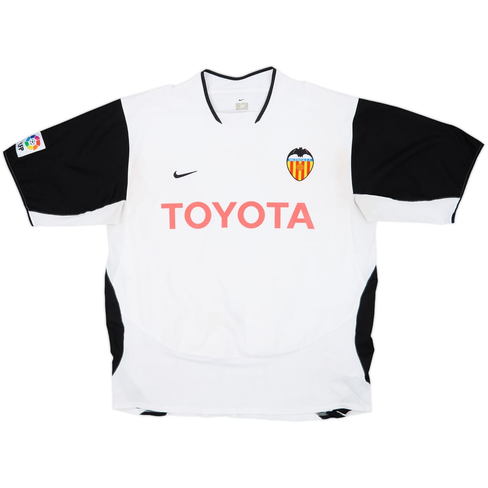 2003-04 Valencia Home Shirt - 9/10 - (XL)