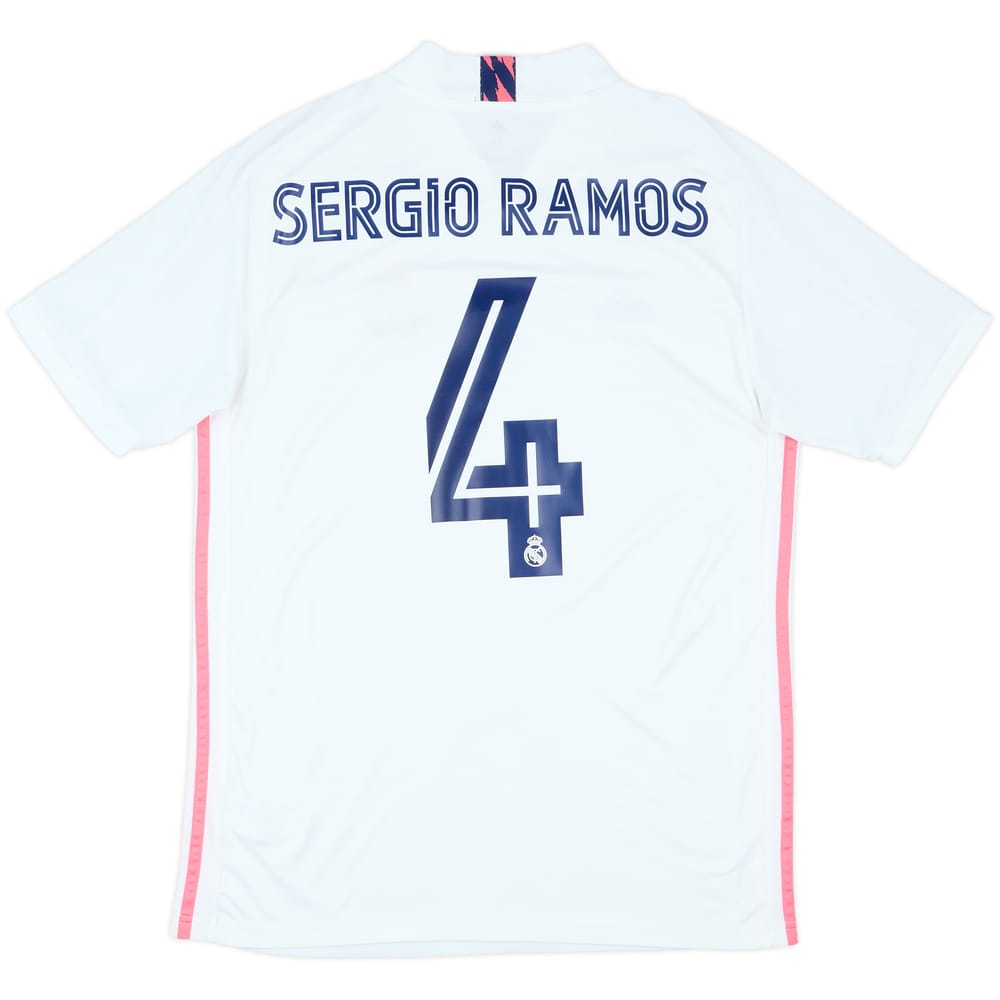 2020-21 Real Madrid Home Shirt Sergio Ramos #4 - 8/10 - (M)