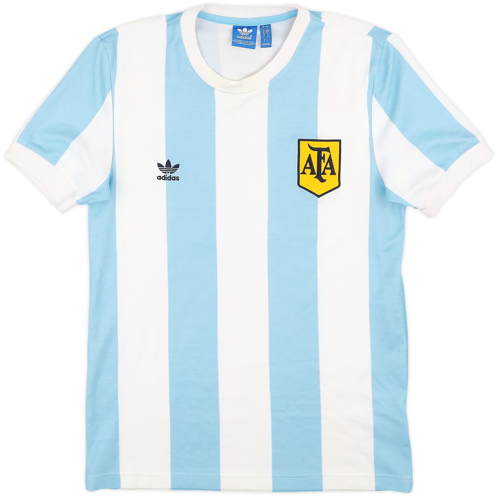 2014-15 Argentina adidas Originals Retro Tee #10 - 9/10 - (S)