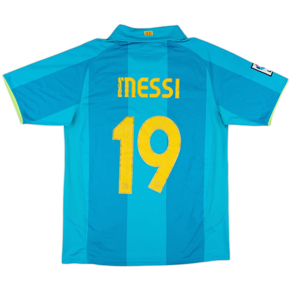 2007-09 Barcelona Away Shirt Messi #19 - 6/10 - (L)