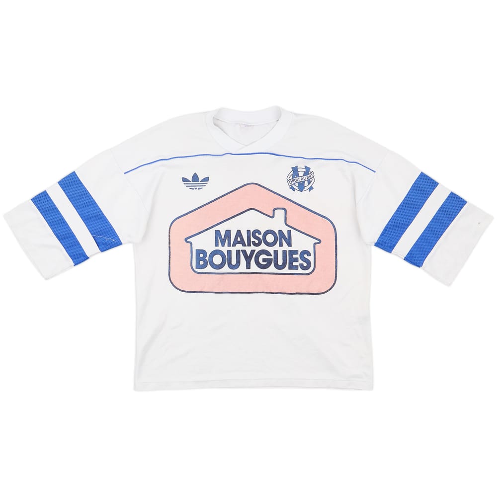 1986-87 Olympique Marseille Home Shirt - 6/10 - (L)