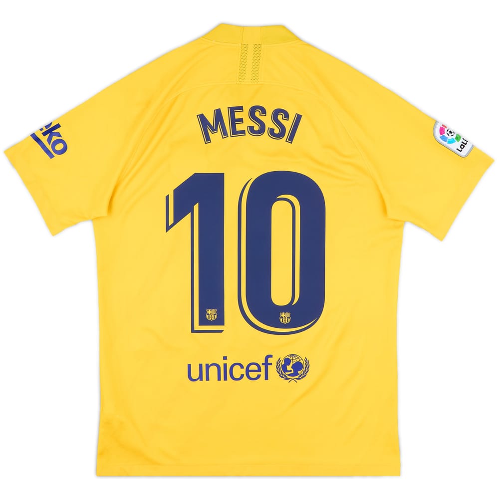 2019-20 Barcelona 'Senyera' Fourth Shirt Messi #10 - 10/10 - (M)