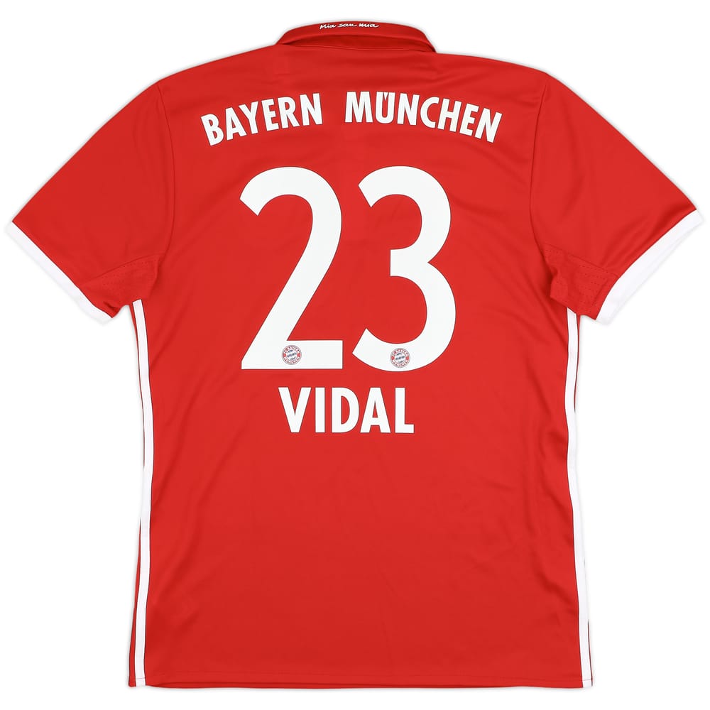 2016-17 Bayern Munich Home Shirt Vidal #23 - 9/10 - (M)