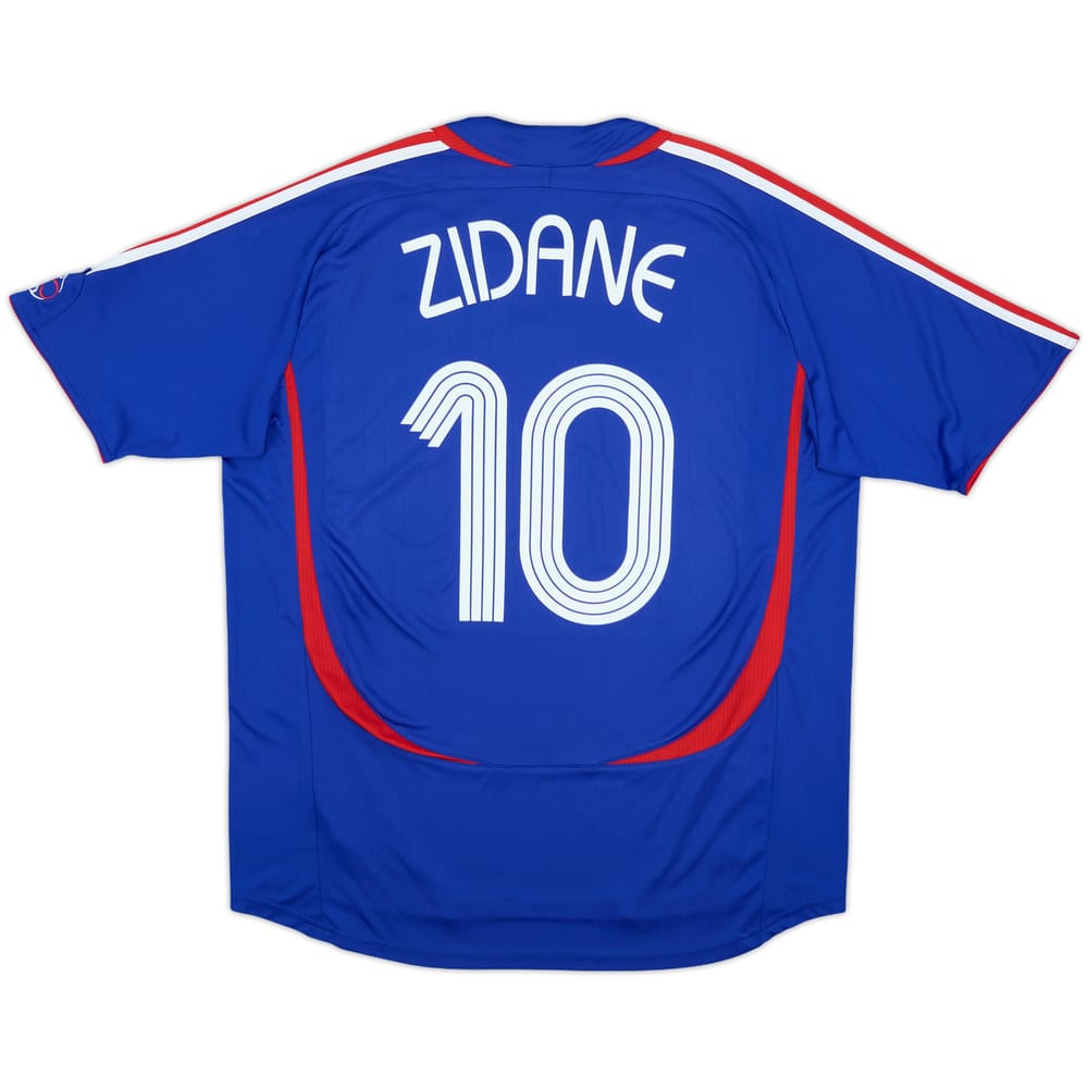 2006-07 France Home Shirt Zidane #10 - 9/10 - (XL)