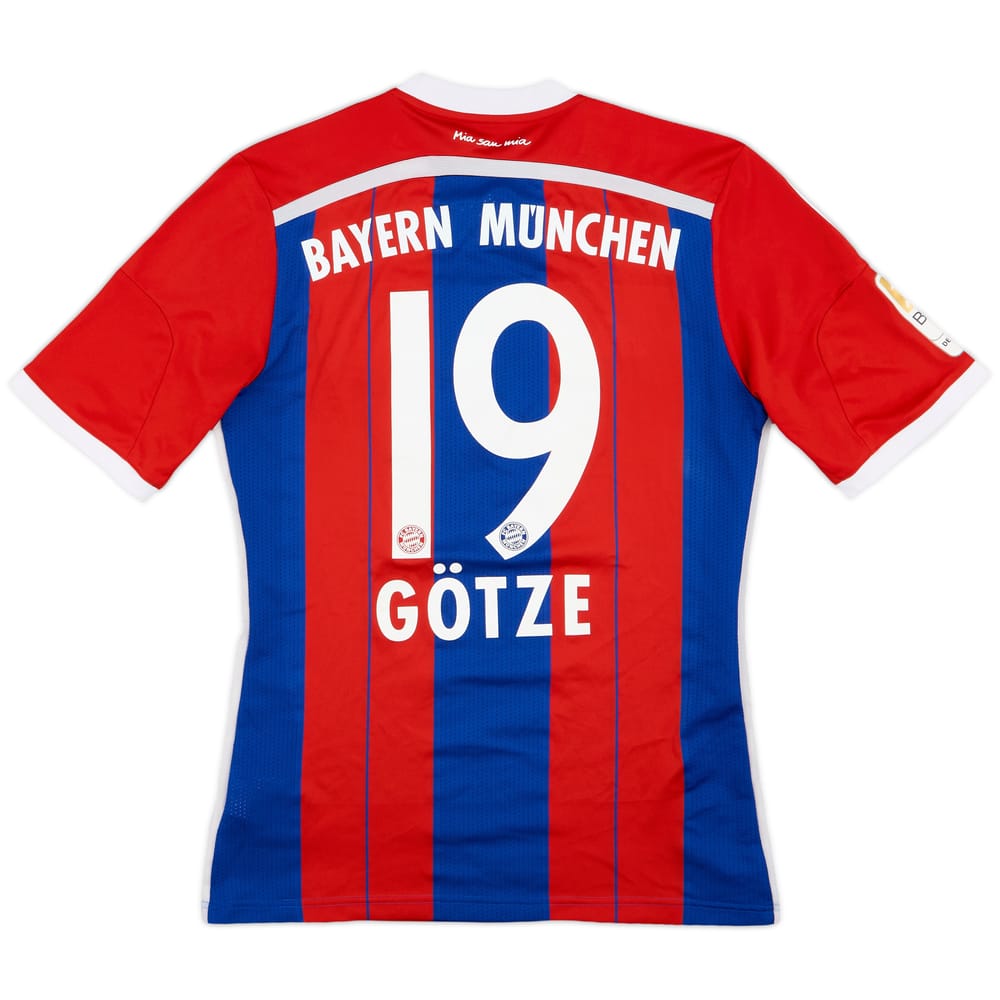 2014-15 Bayern Munich Home Shirt Gotze #19 - 9/10 - (S)