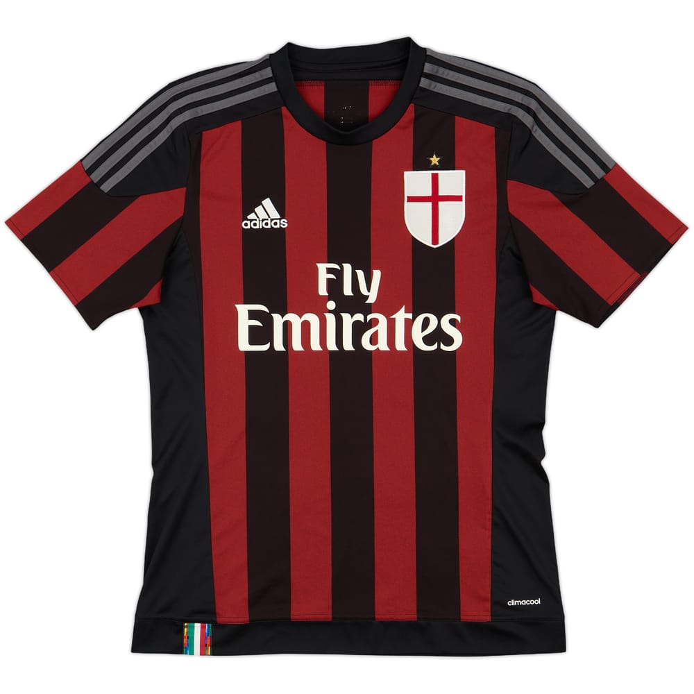 2015-16 AC Milan Home Shirt - 9/10 - (M)