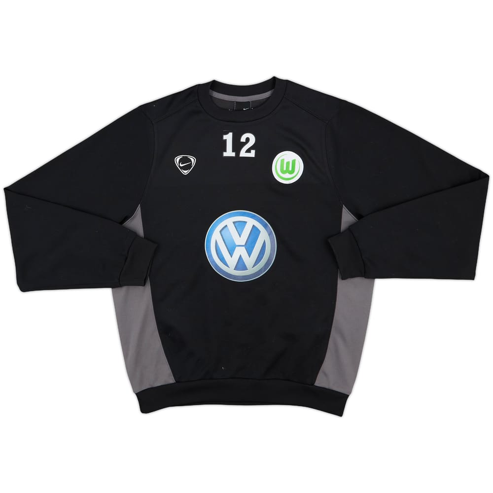 2005-07 Wolfsburg Nike Player Issue Sweat Top #12 - 8/10 - (M)