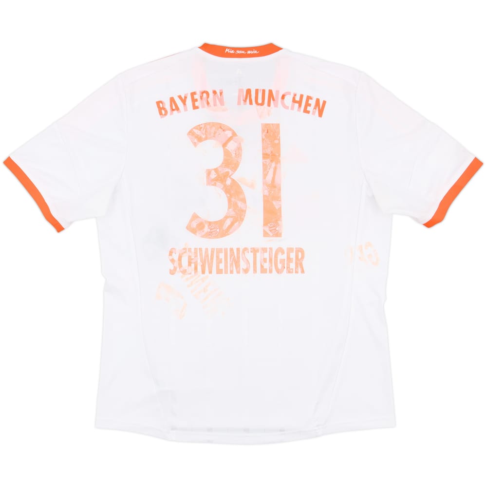 2012-13 Bayern Munich Away Shirt Schweinsteiger #31 - 3/10 - (XL)