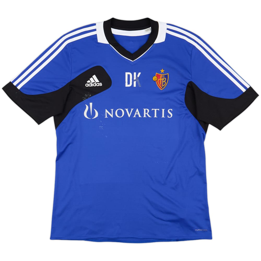 2011-12 FC Basel adidas Staff Issue Training Shirt DK - 5/10 - (XL)