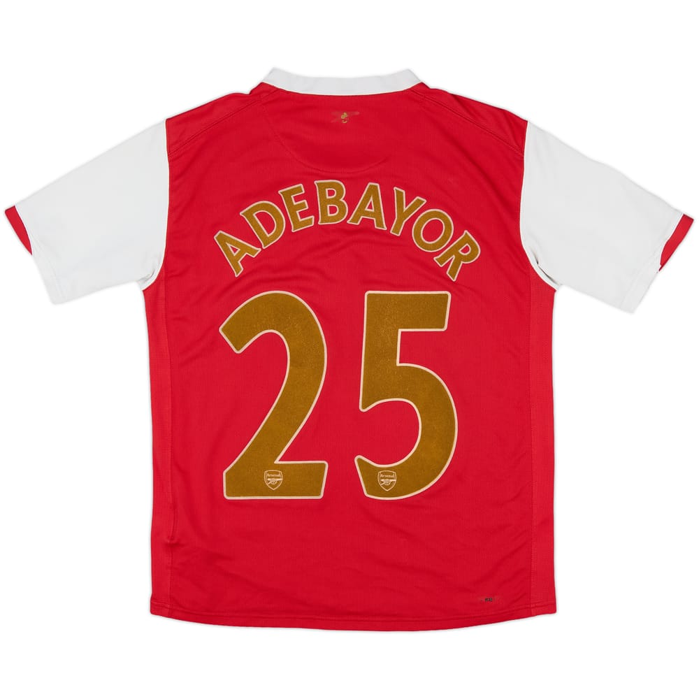 2006-08 Arsenal Home Shirt Adebayor #25 - 6/10 - (XL.Boys)