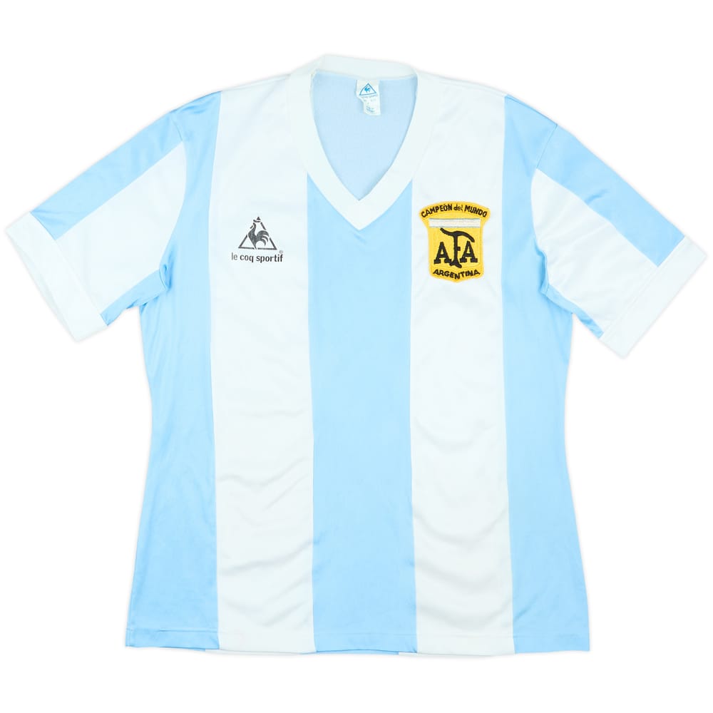 1980-82 Argentina 'Campeon del Mundo' Home Shirt - 9/10 - (XS)