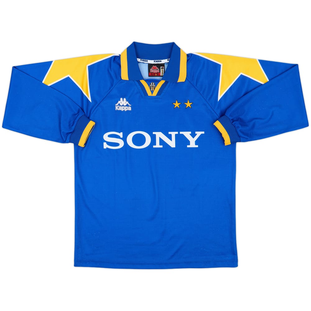 1995-96 Juventus Away L/S Shirt - 9/10 - (M)