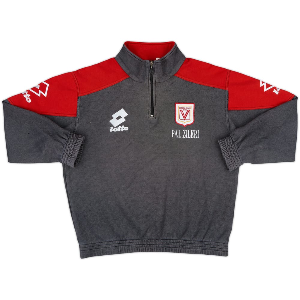 1997-98 Vicenza Lotto 1/4 Zip Track Jacket - 8/10 - (L)