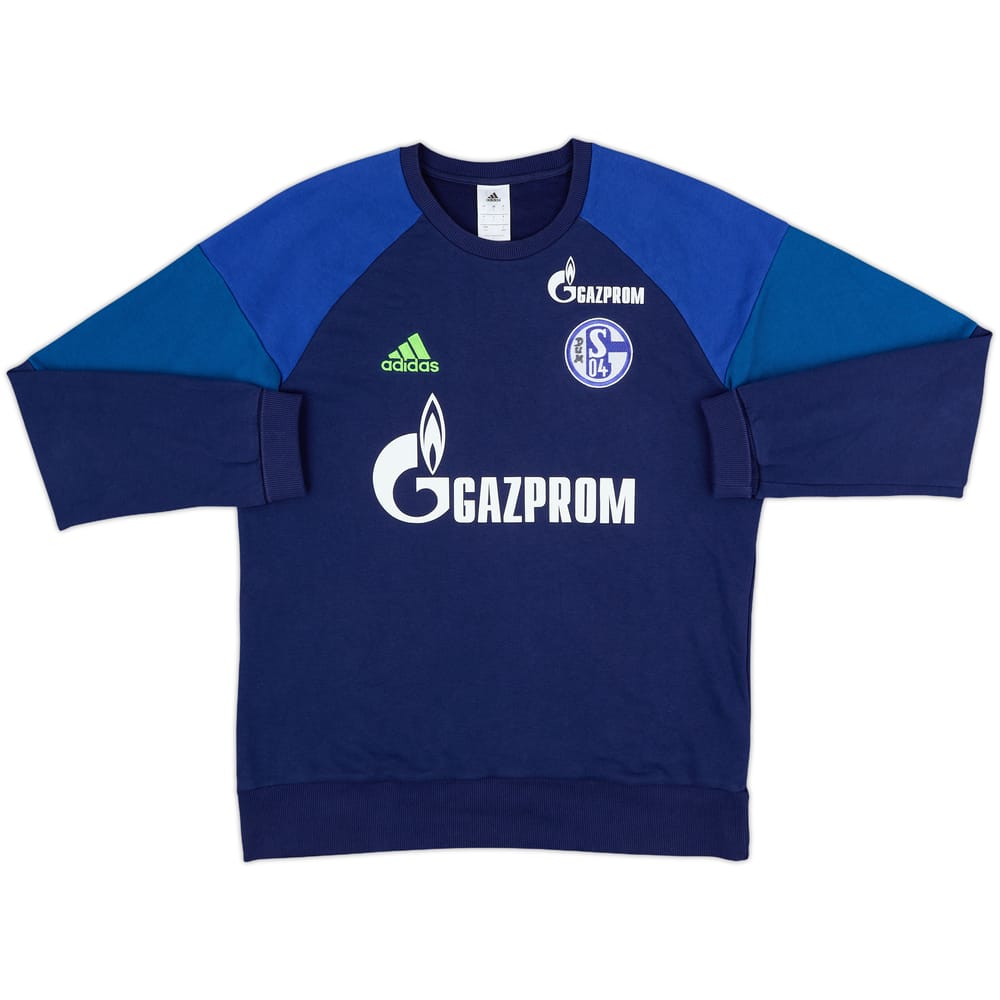 2016-17 Schalke Player Issue adidas Sweat Top - 5/10 - (L)