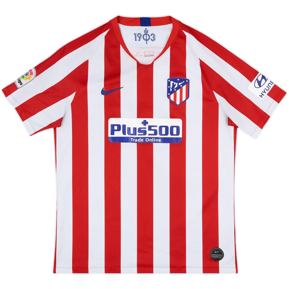 2019-20 Atletico Madrid Home Shirt - 7/10 - (L)