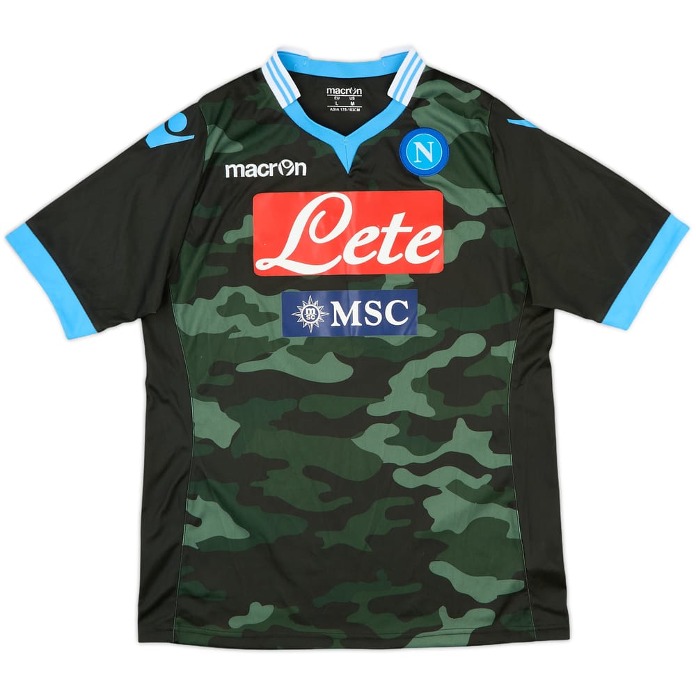 2013-14 Napoli Away Shirt - 8/10 - (L)