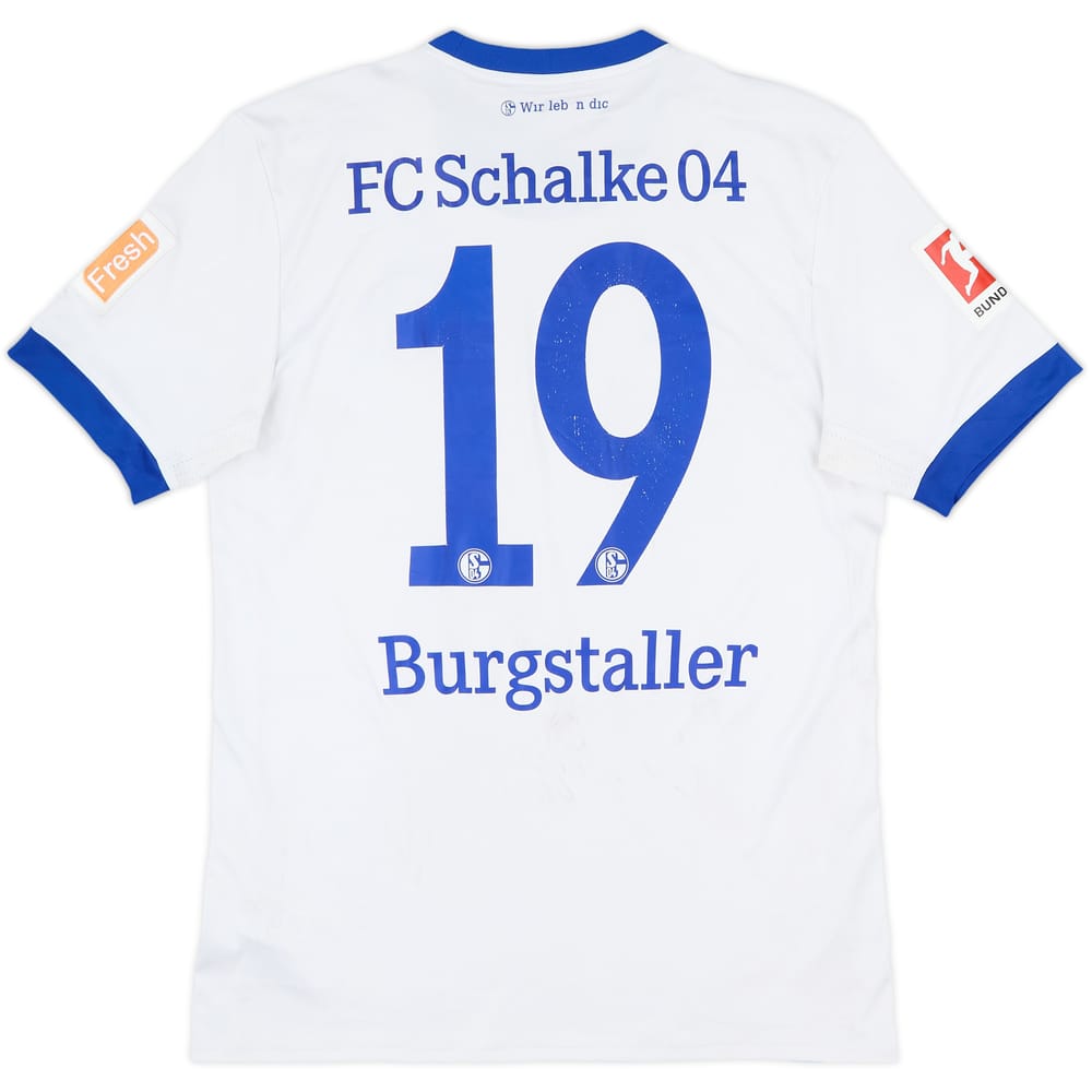 2017-18 Schalke Away Shirt Burgstaller #19 - 6/10 - (M)