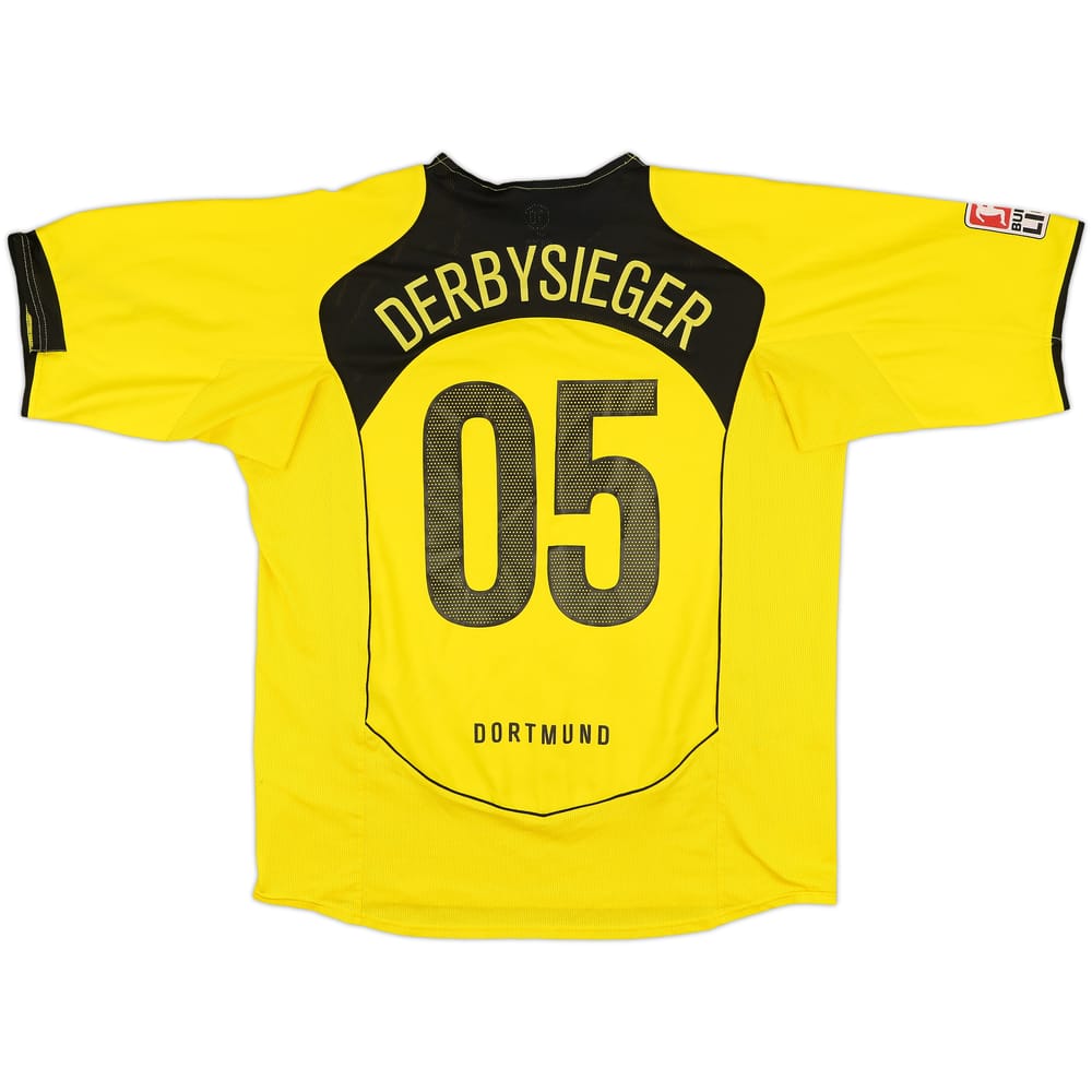 2004-05 Borussia Dortmund Home Shirt Derbysieger #05 - 6/10 - (XL)
