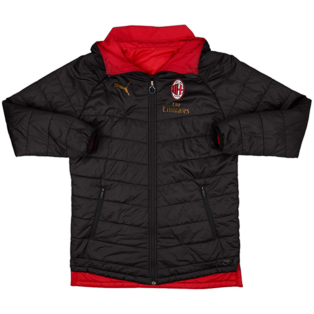 2019-20 AC Milan Puma Reversible Bench Jacket - 8/10 - (S)