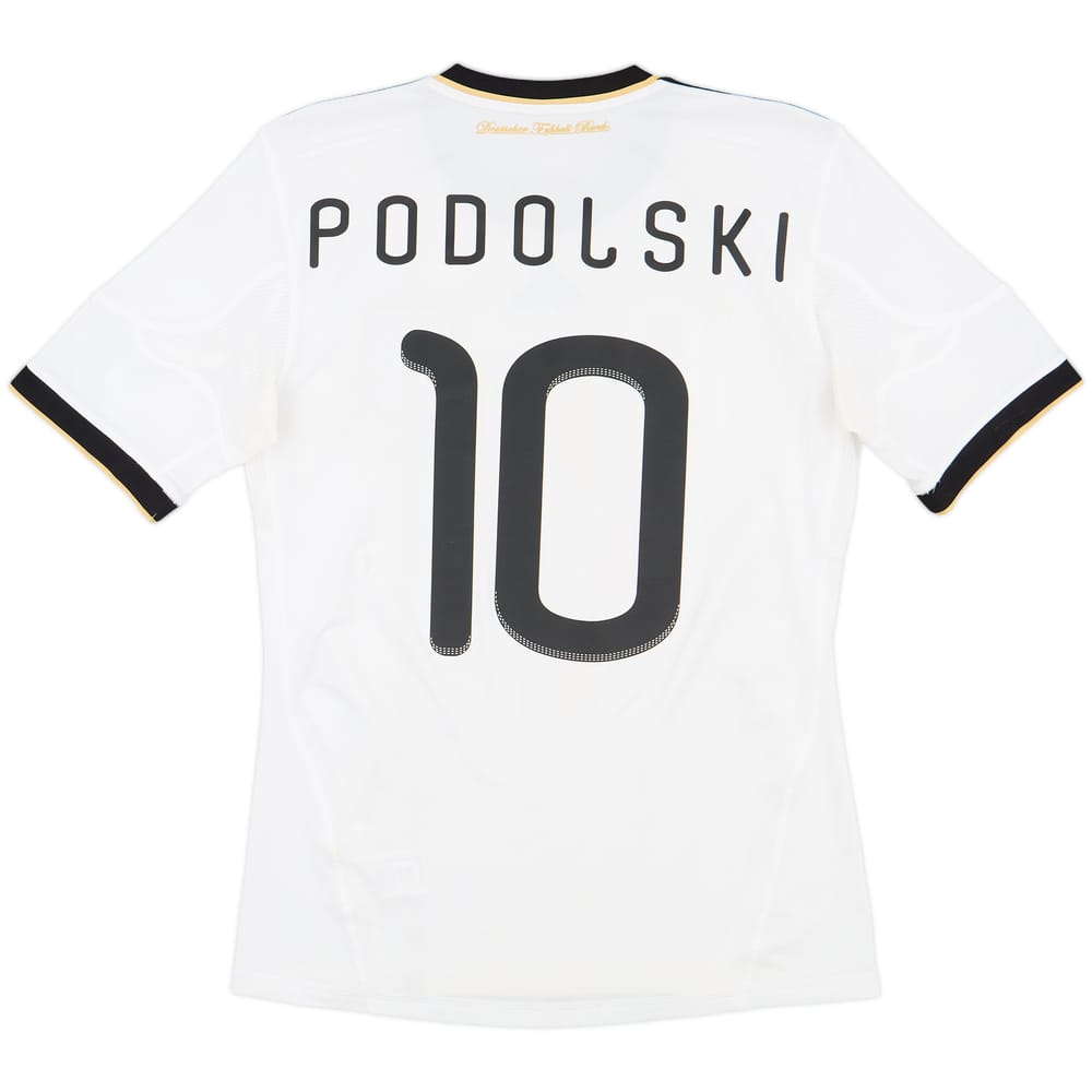 2010-11 Germany Home Shirt Podolski #10 - 7/10 - (S)