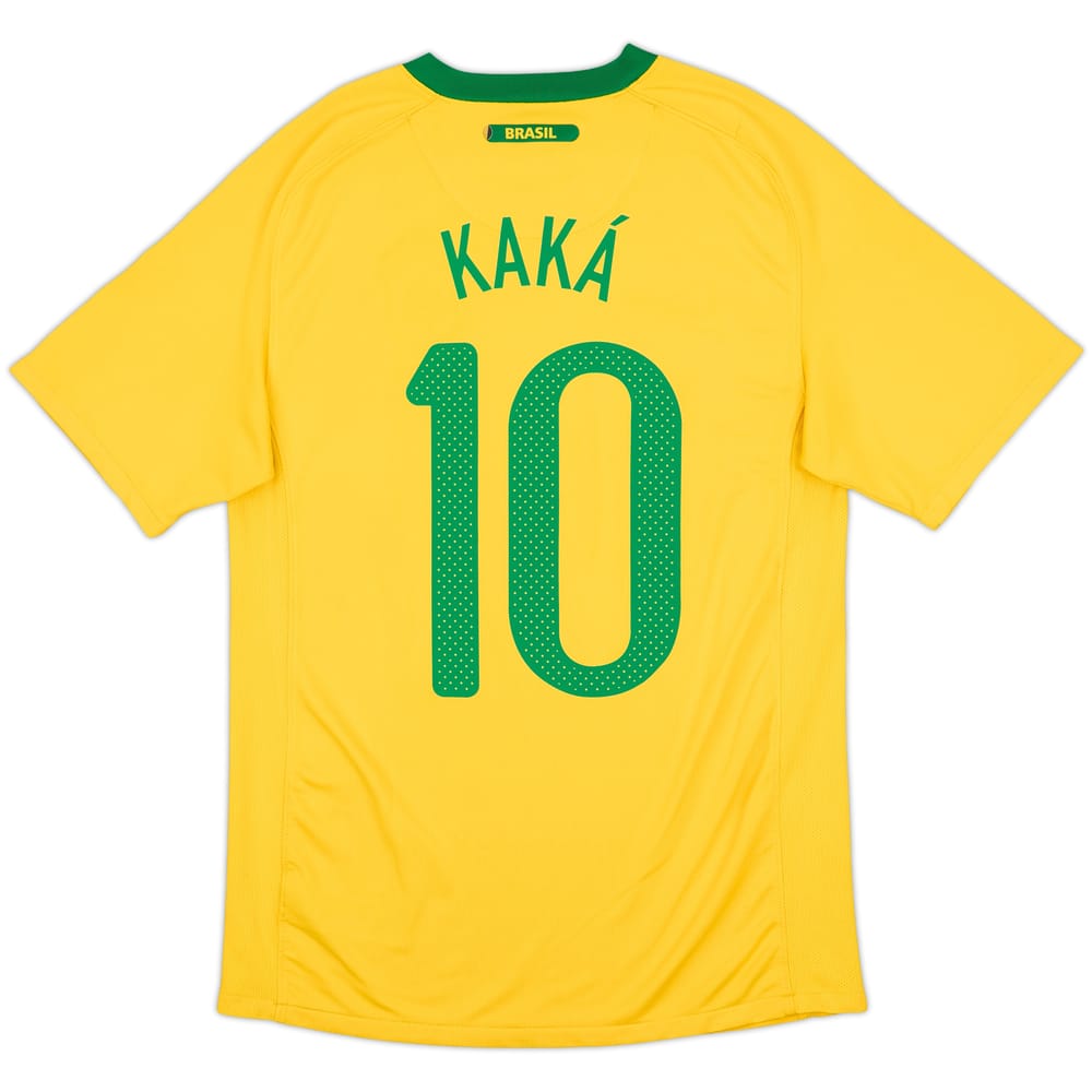 2010-11 Brazil Home Shirt Kaka #10 - 5/10 - (S)