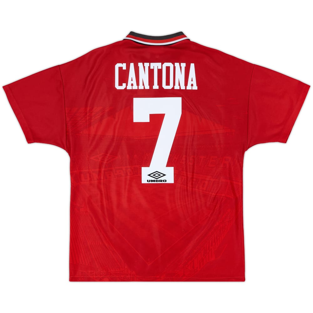 1994-96 Manchester United Home Shirt Cantona #7 - 8/10 - (M)