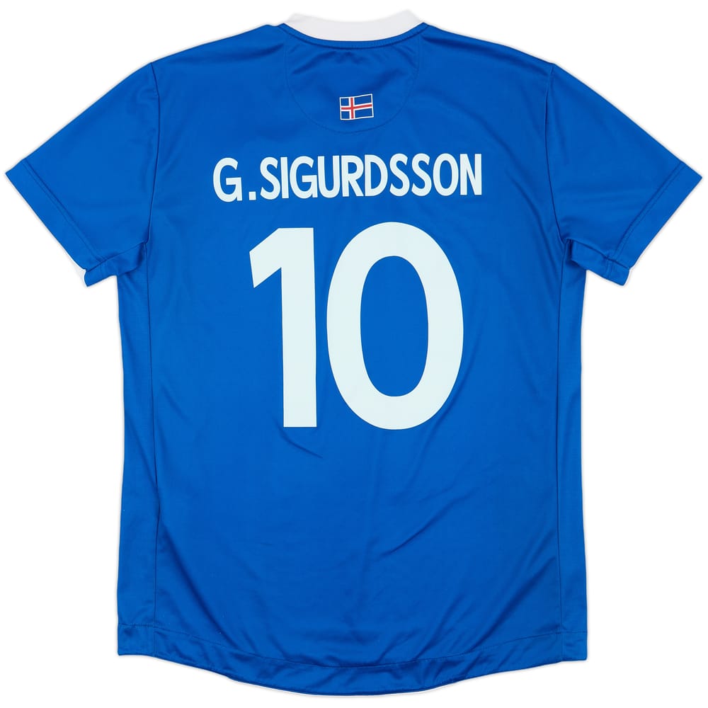 2016-18 Iceland Home Shirt G.Sigurdsson #10 - 8/10 - (XL)
