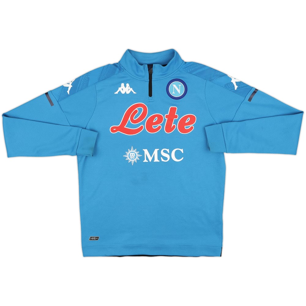 2019-20 Napoli Kappa 1/4 Zip Drill Top - 7/10 - (M)