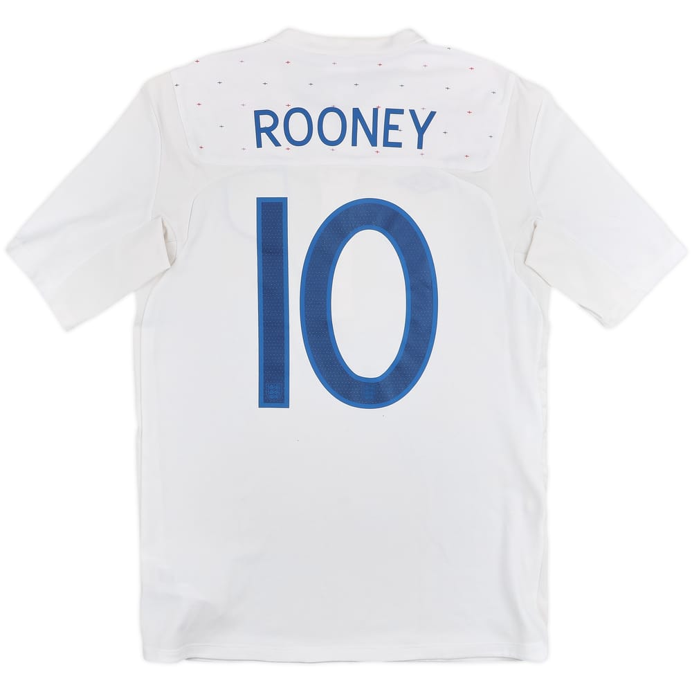 2010-11 England Home Shirt Rooney #10 - 6/10 - (S)