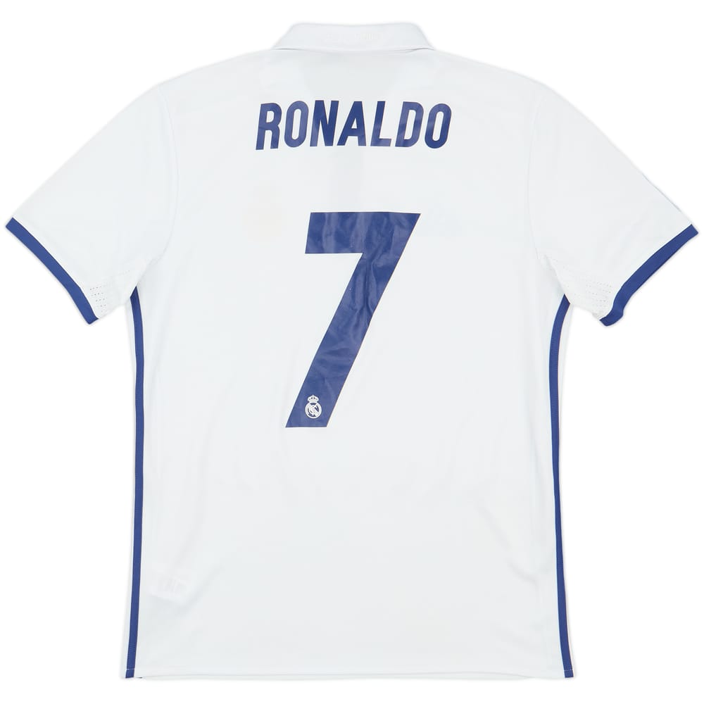 2016-17 Real Madrid Home Shirt Ronaldo #7 - 7/10 - (M)