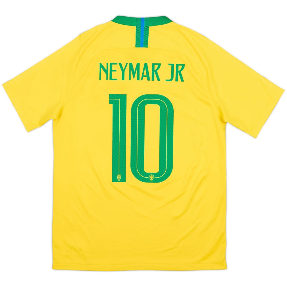 2018-19 Brazil Home Shirt Neymar Jr #10 - 6/10 - (M)