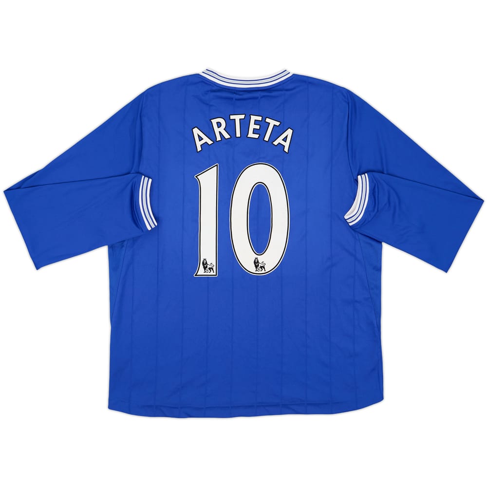 2009-10 Everton Home L/S Shirt Arteta #10 - 8/10 - (XL)