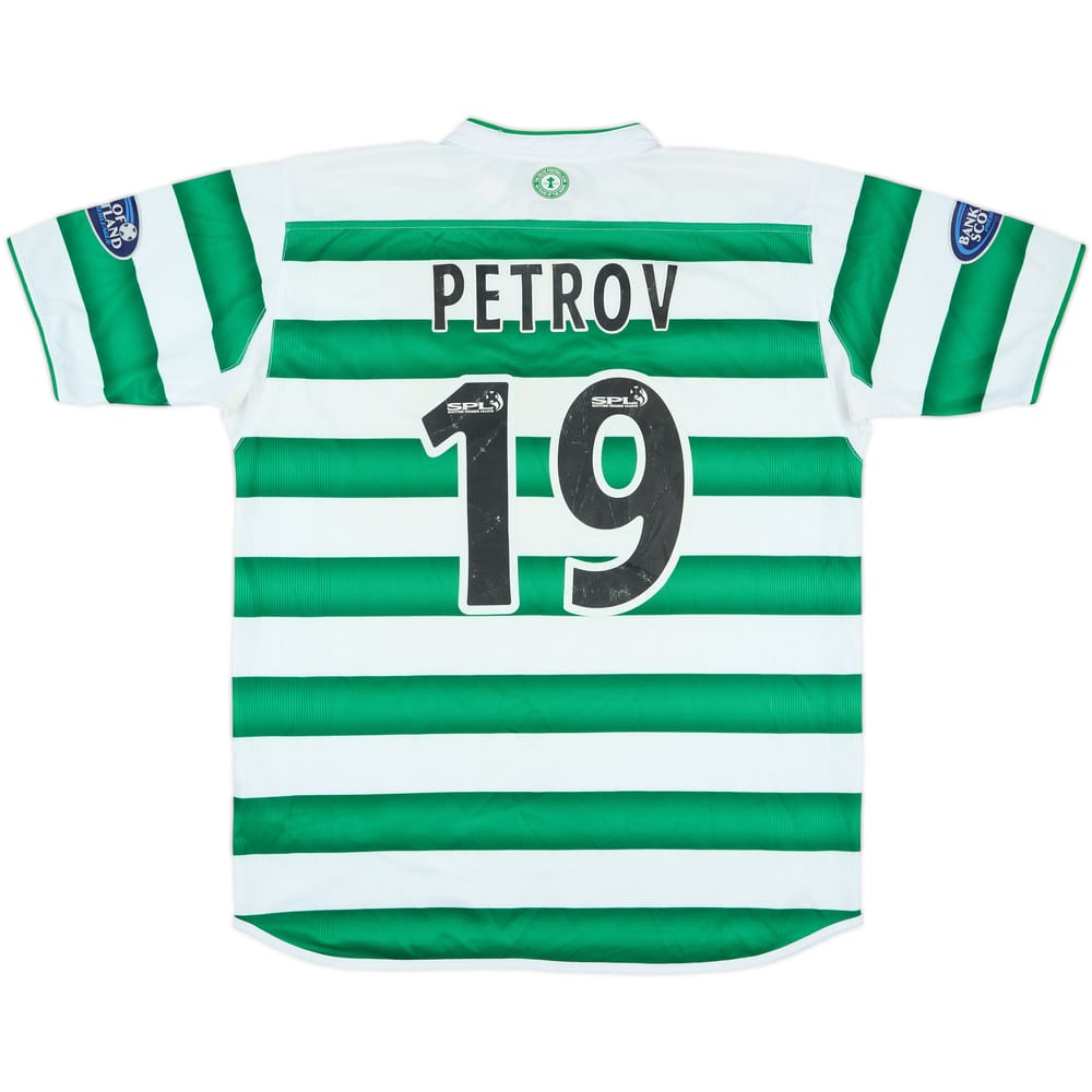 2003-04 Celtic Home Shirt Petrov #19 - 7/10 - (L)