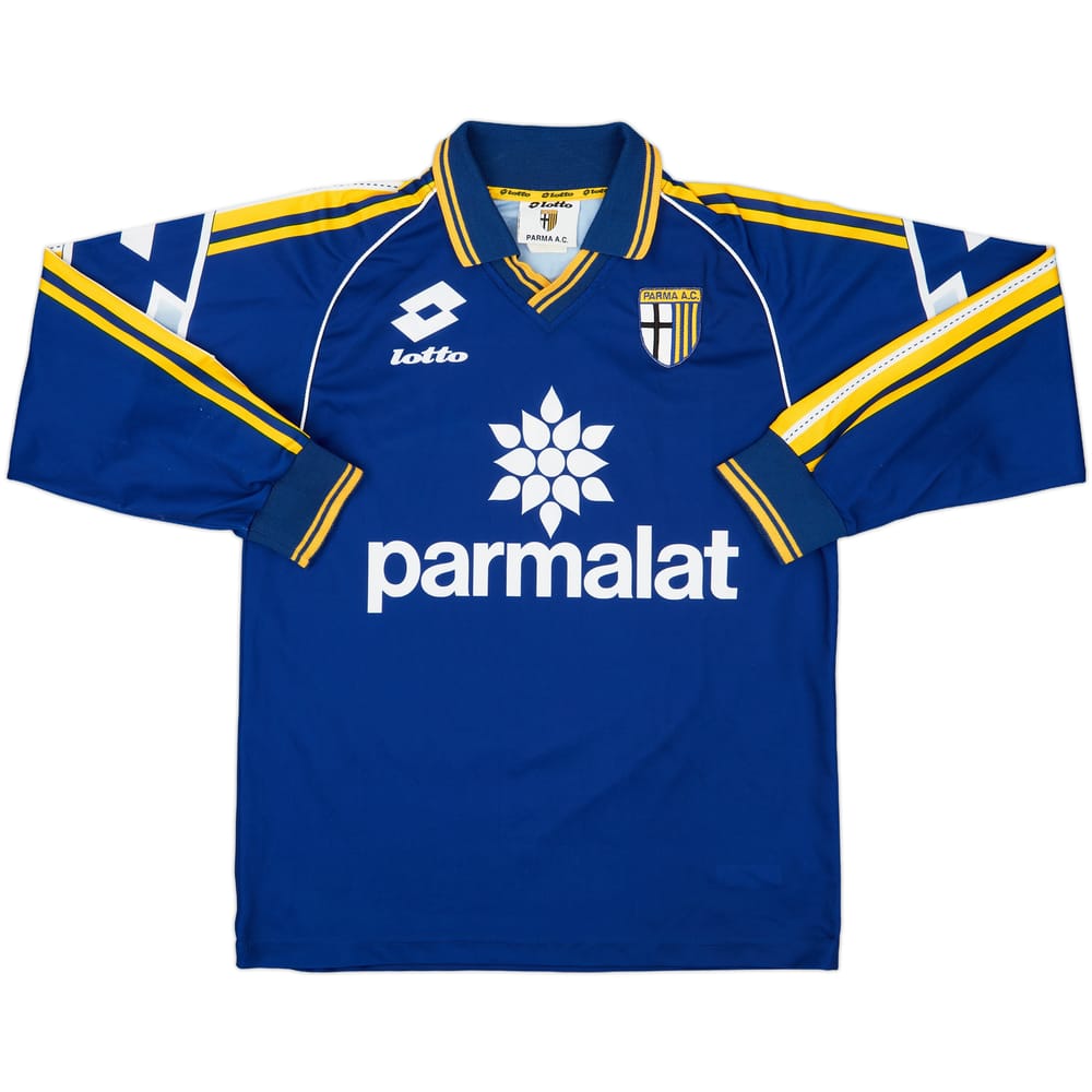 1998-99 Parma Player Issue Lotto Training L/S Shirt #229 - 8/10 - (S)