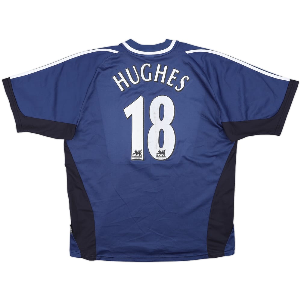2001-02 Newcastle Away Shirt Hughes #18 - 7/10 - (L)