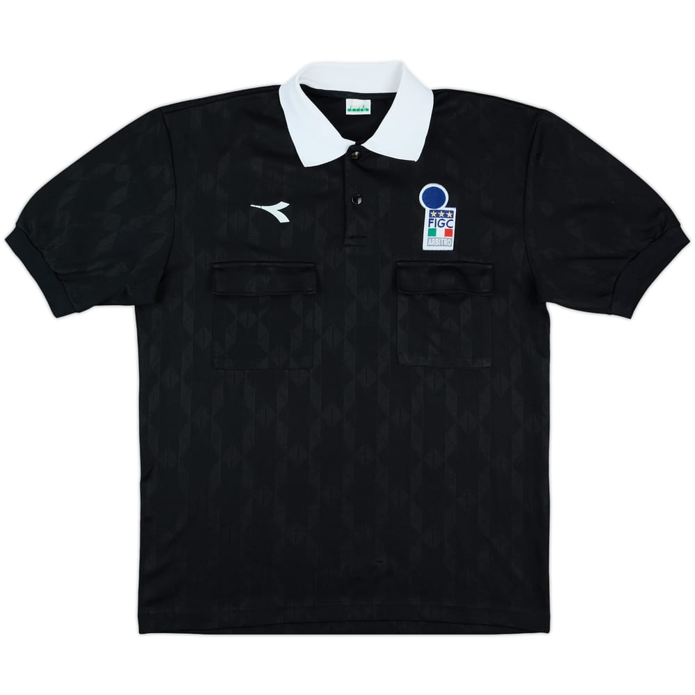1990s Italy FIGC Diadora Referee Shirt - 6/10 - (L)