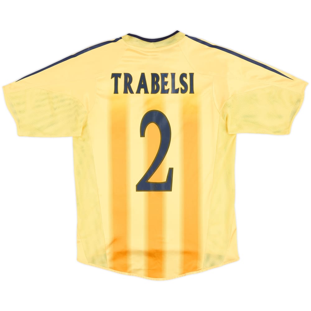 Camiseta de visitante del Ajax 2004-05 Trabelsi #2 - 3/10 - (S)
