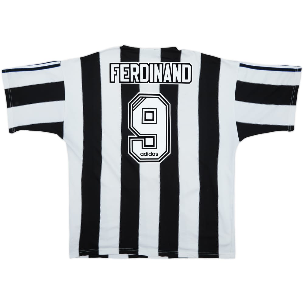 1995-97 Newcastle Home Shirt Ferdinand #9 - 5/10 - (L)