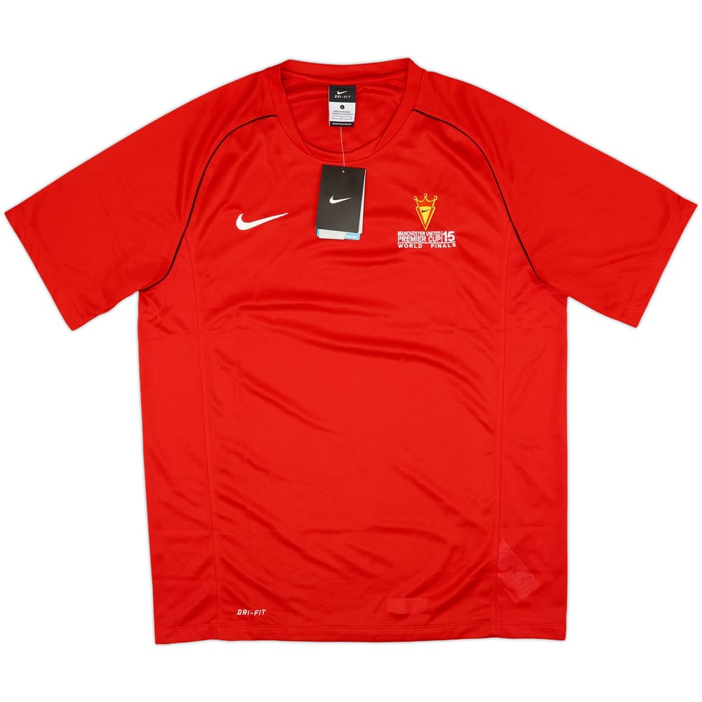 2015 Manchester United 'Premier Cup World Finals' Nike Training Shirt (L)