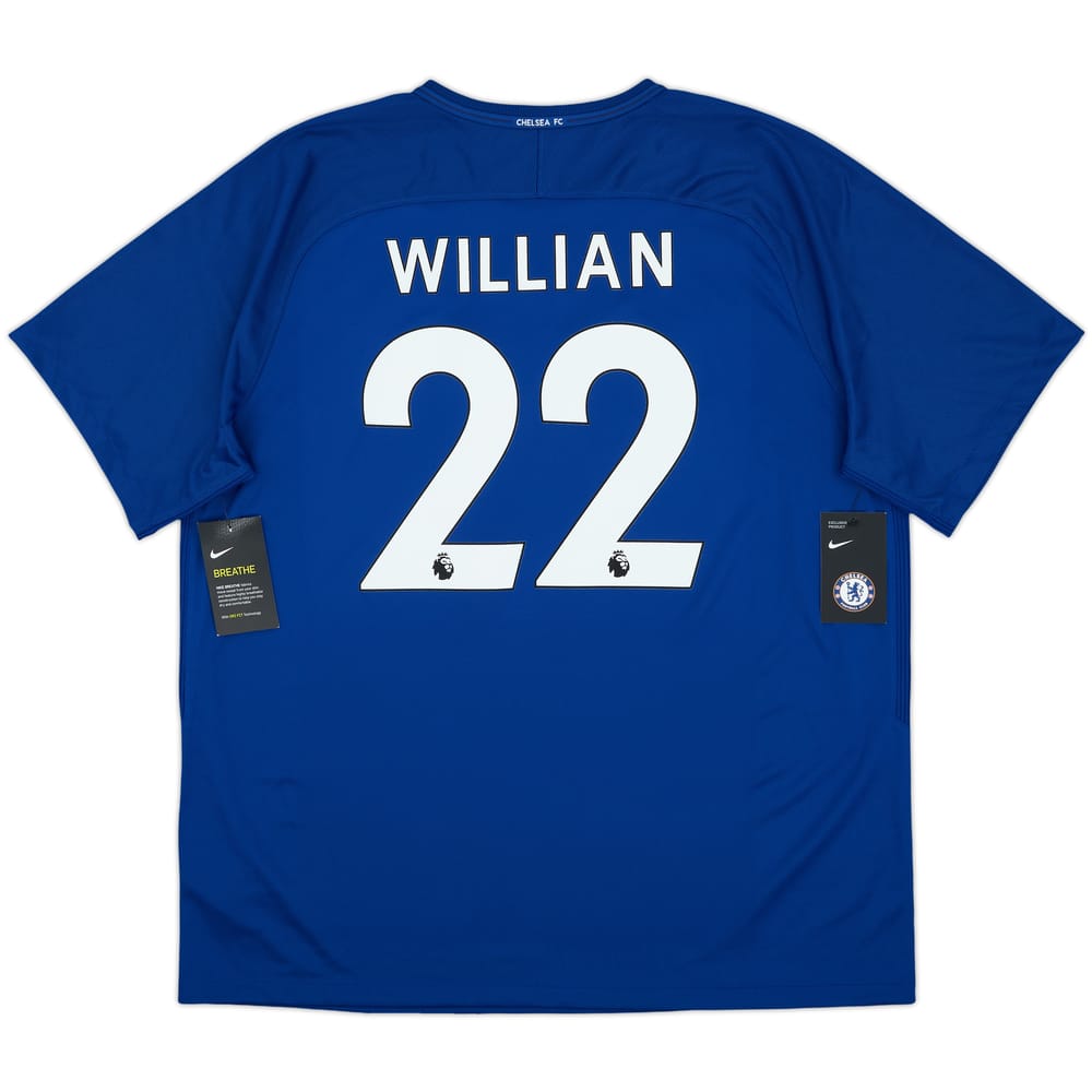 2017-18 Chelsea Home Shirt Willian #22 (XXL)