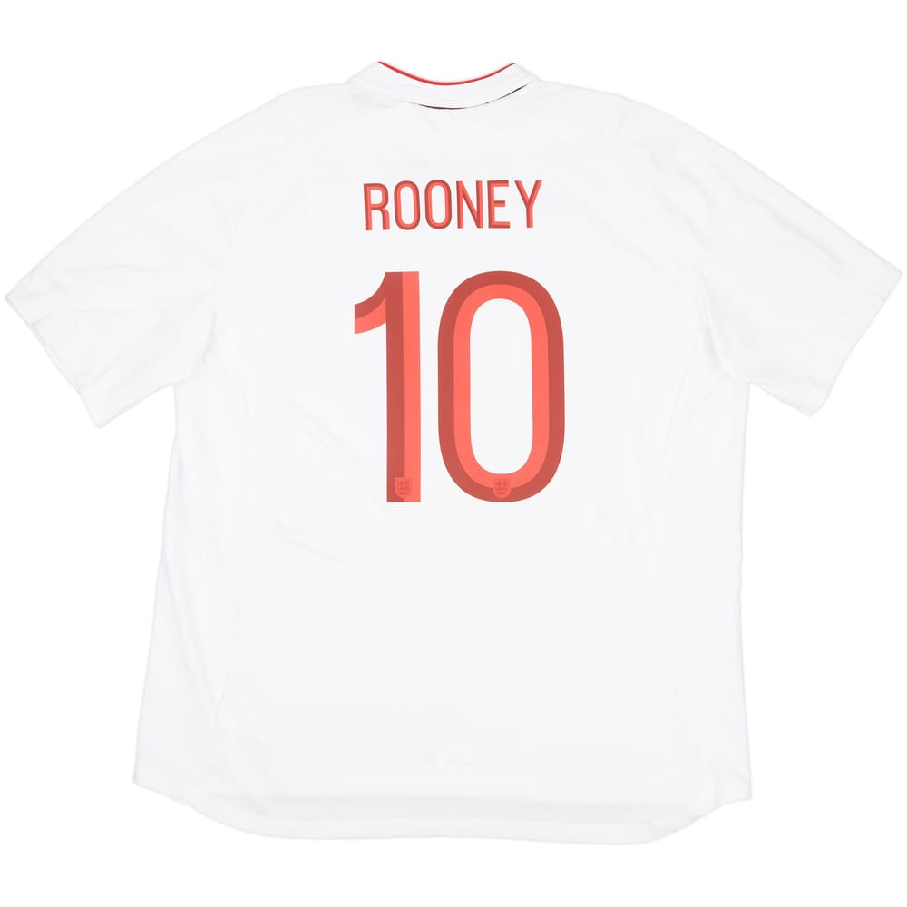 2012-13 England Home Shirt Rooney #10 (XXL)