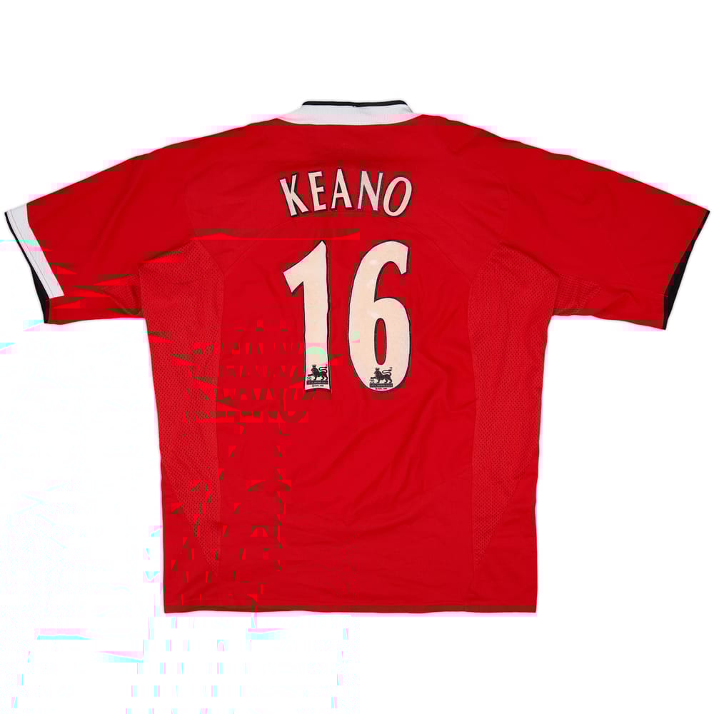 2004-06 Manchester United Home Shirt Keano #16 - 7/10 - (XL)