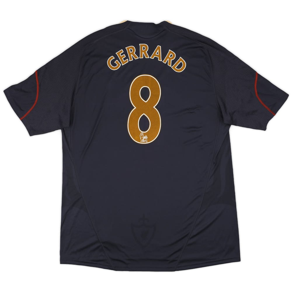 2009-10 Liverpool Away Shirt Gerrard #8 - 7/10 - (3XL)