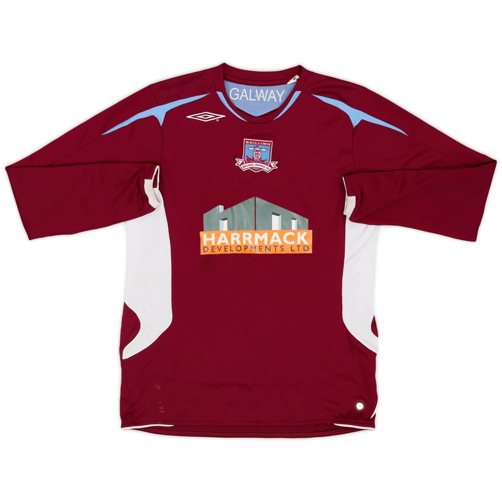 2006-07 Galway United Home L/S Shirt - 6/10 - (S)