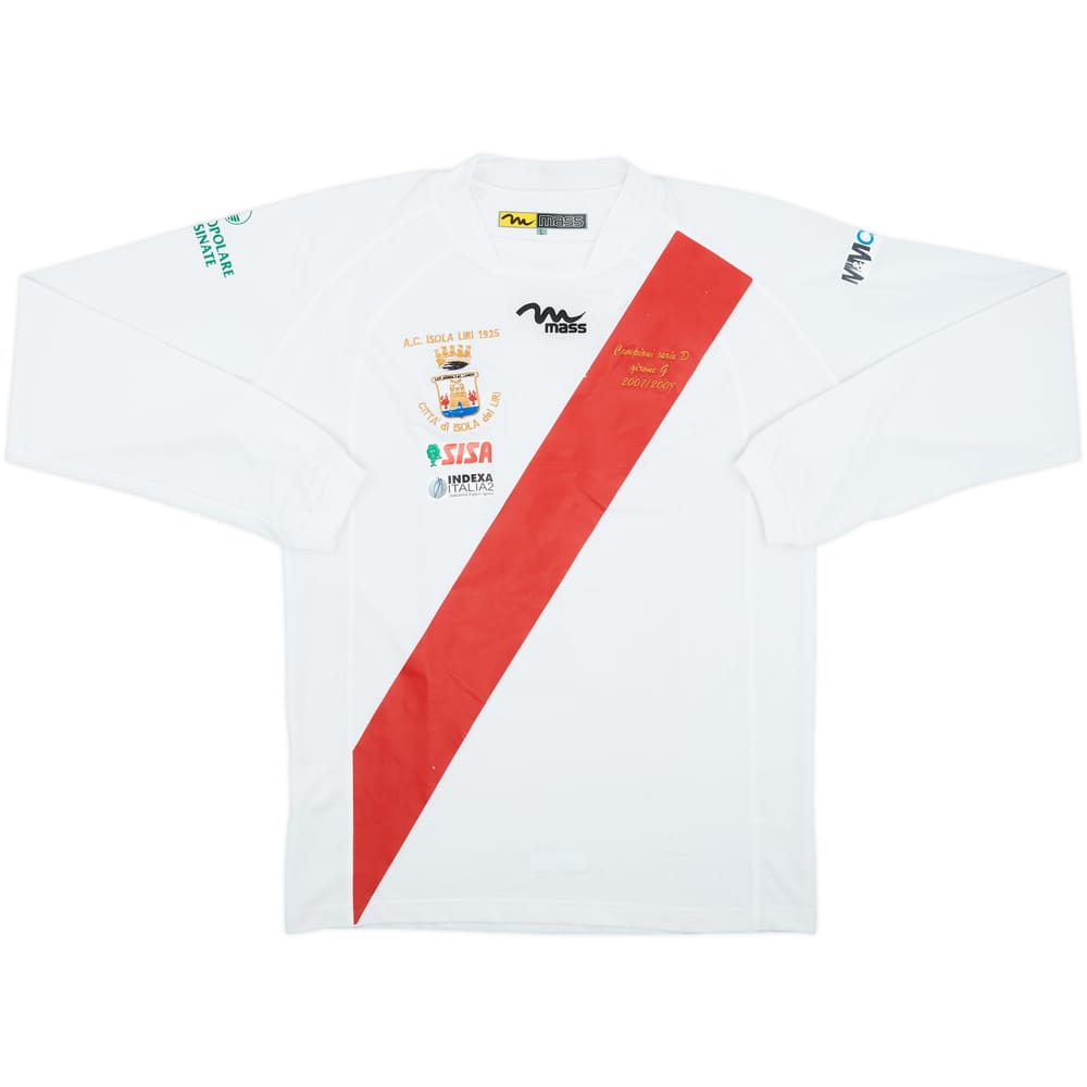 2008-09 Isola Liri Home L/S Shirt - 7/10 - (L)